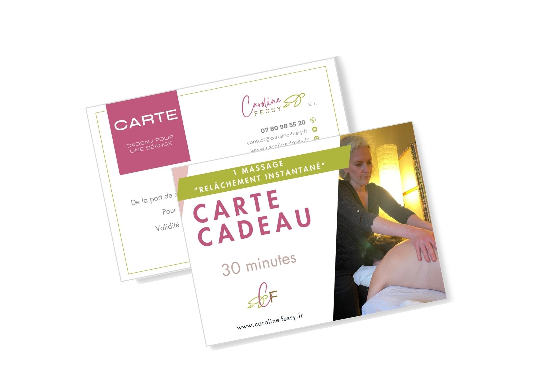 Carte Cadeau – Massage “relâchement instantané”